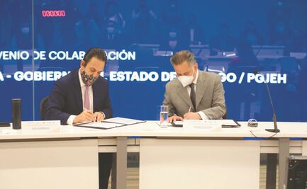 Fayad acuerda con la UIF combatir la corrupción en Hidalgo