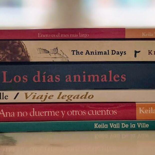 Algunos de los libros publicados por Keila Valle de Ville. Foto: keilavall.com