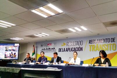 Muertes de tránsito bajan 18% con nueva ley: Almeida