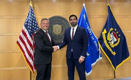 Embajador Lazzeri sostiene encuentro con director de ATF; reafirman compromiso contra tráfico de armas 
