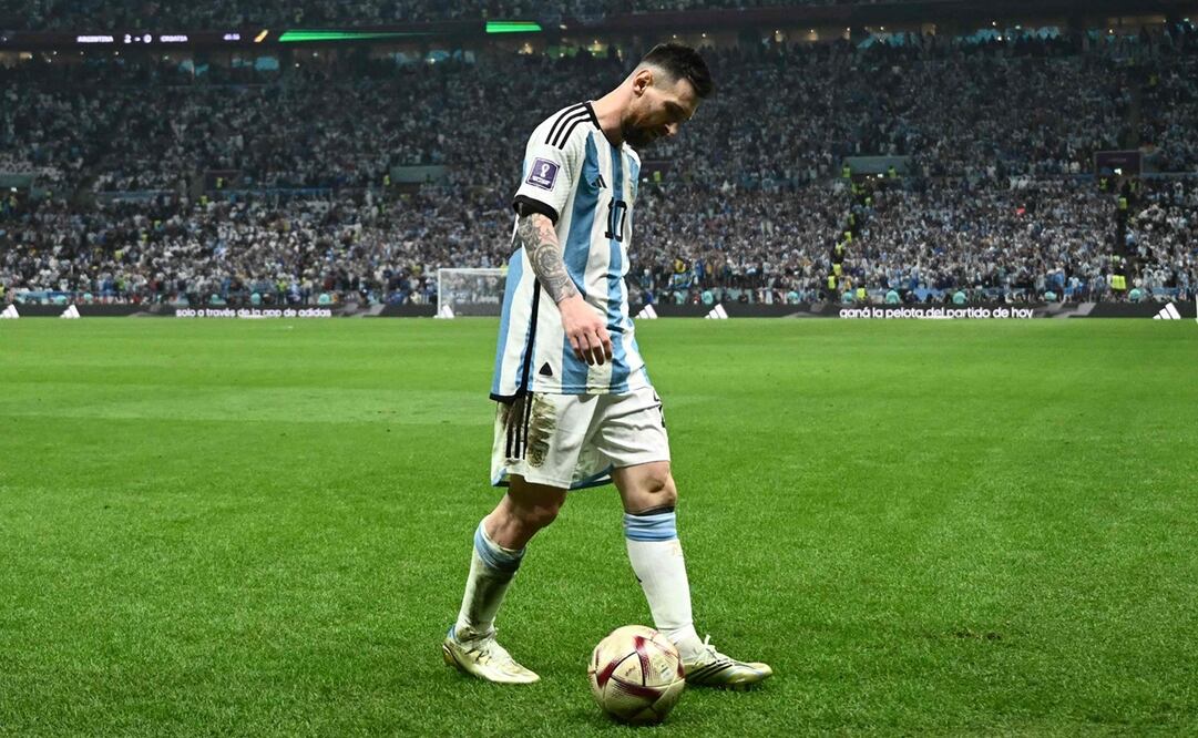 Lionel Messi en el partido ante Croacia - FOTO: AFP