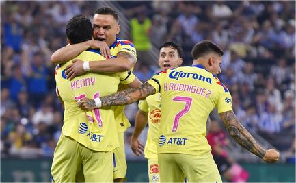 América golea a Rayados y es más líder que nunca en la Liga MX 