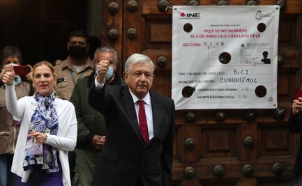 "¡No me dejaron pasar!", dice molesta vecina de casilla en donde votó AMLO