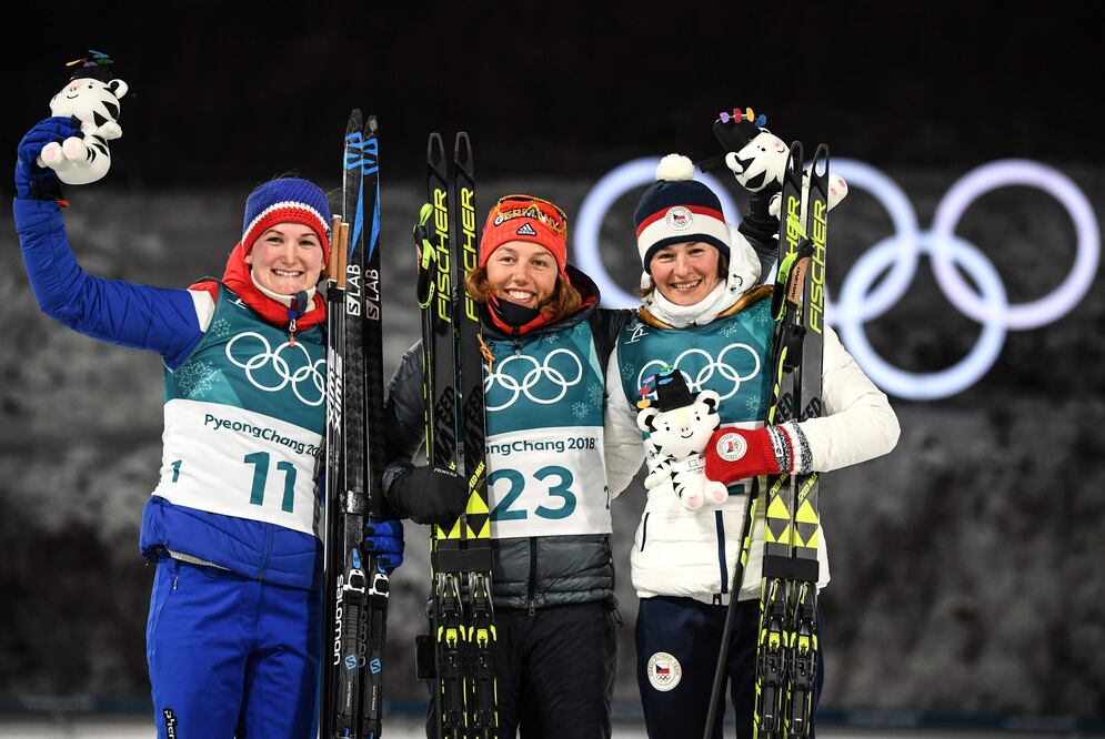 AFP. Medallistas en PyeongChang 2018