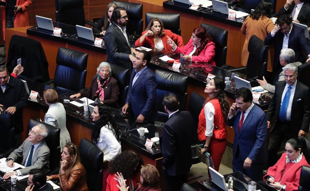 Votación que aprueba la renuncia del ministro Arturo Zaldívar como ministro de la SCJN. Foto: Diego Simón Sánchez/EL UNIVERSAL