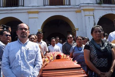 Despiden a ex alcalde de Juchitán que murió en accidente