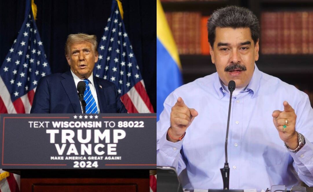 Donald Trump y Nicolás Maduro. Foto: especial