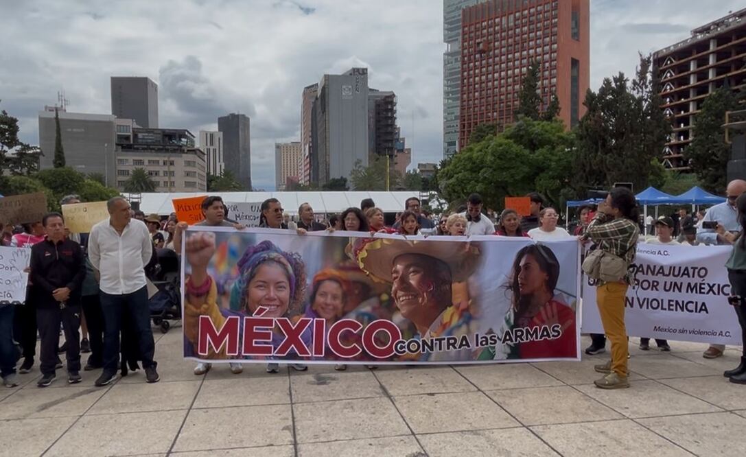 Realizan “Jornada Binacional por la Paz y la Justicia entre México y Estados Unidos” en CDMX. Foto: Alelhí Salgado / EL UNIVERSAL