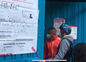 Tras reapertura de casilla donde podría votar AMLO, se registran empujones
