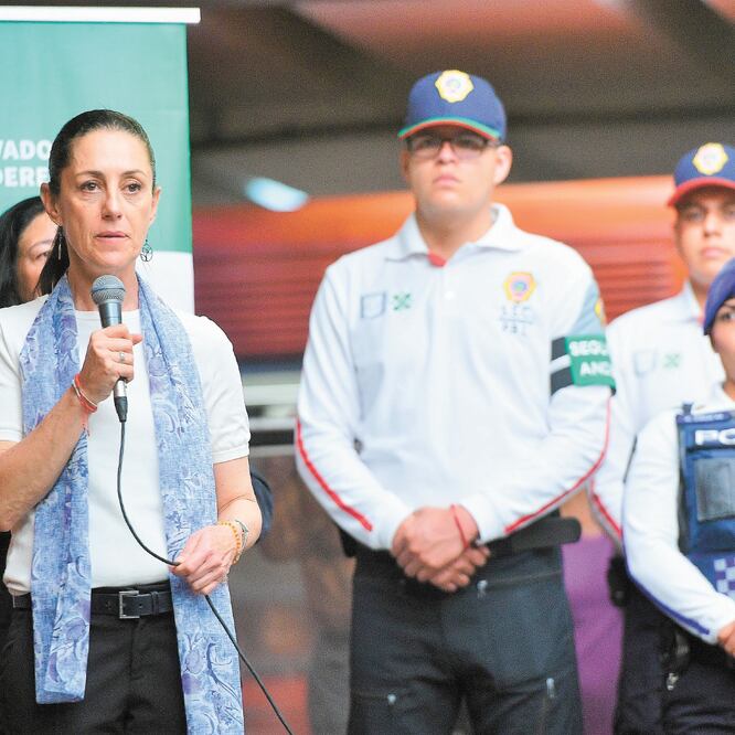 La jefa de Gobierno, Claudia Sheinbaum, dijo que trabajarán para reducir la incidencia delictiva por la disputa de cárteles en la capital del país. HUGO GARCÍA. EL UNIVERSAL