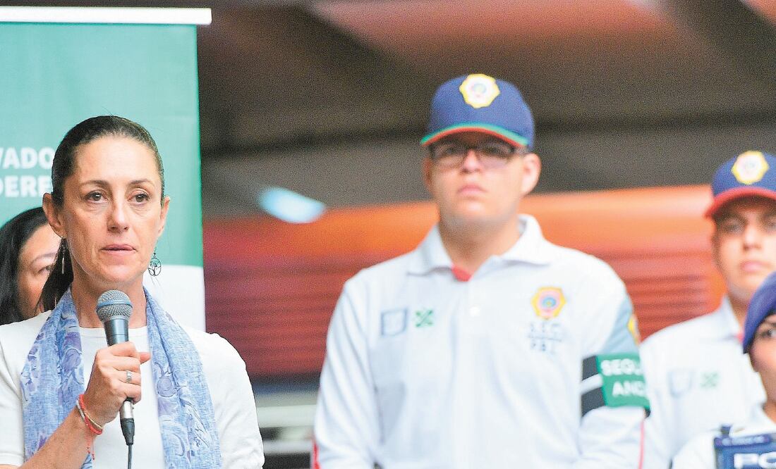 La jefa de Gobierno, Claudia Sheinbaum, dijo que trabajarán para reducir la incidencia delictiva por la disputa de cárteles en la capital del país. HUGO GARCÍA. EL UNIVERSAL