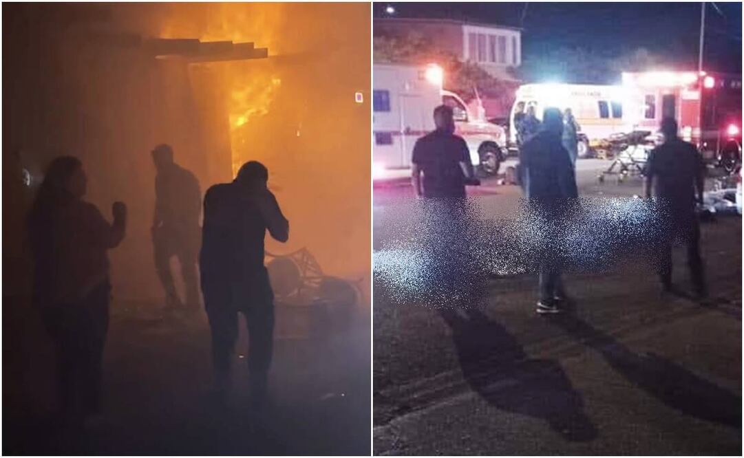 Un sujeto aventó una bomba molotov para quemar el antro Beer House Cantina de San Luis Río Colorado en Sonora. Foto: Especial