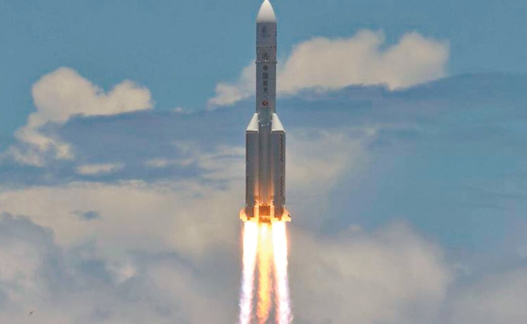 La nave Taiwen-1 fue lanzada el 23 de julio de 2020. Foto: AFP