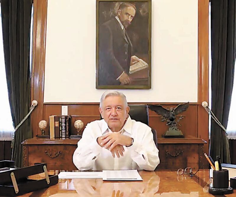 El presidente Andrés Manuel López Obrador mencionó que pronto iniciará la recuperación económica después de la crisis generada por la pandemia del coronavirus. TOMADA DE VIDEO