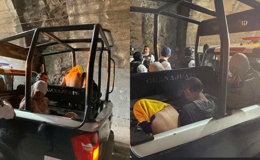 Para evitar riesgos colaterales en la zona, la Policía Municipal suspendió la circulación vehicular en el túnel y cercó callejones aledaños. Los cinco detenidos quedaron a disposición del Ministerio Público. Foto: Especial