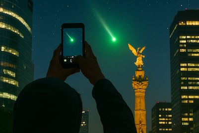 Así puedes fotografiar el cometa Lemmon con tu celular: aprovecha su paso este 25 de octubre