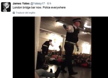 "¡Manténgase abajo!" captan momentos de pánico durante ataques de Londres