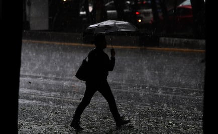 Llueve en 8 delegaciones de CDMX; es fuerte en Coyoacán y Tlalpan