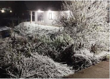 Al menos 4 municipios de Hidalgo reportan caída de nieve y agua nieve; temperaturas llegan a -3 grados