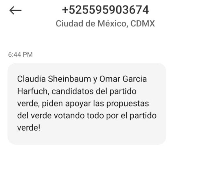 Mensajes a favor de candidatos del PVEM. Foto: EL UNIVERSAL