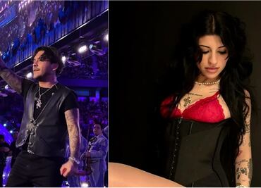 Christian Nodal, la gran sorpresa en la pelea de Gala Montes vs Alana Flores; público le grita "Cazzu, Cazzu"