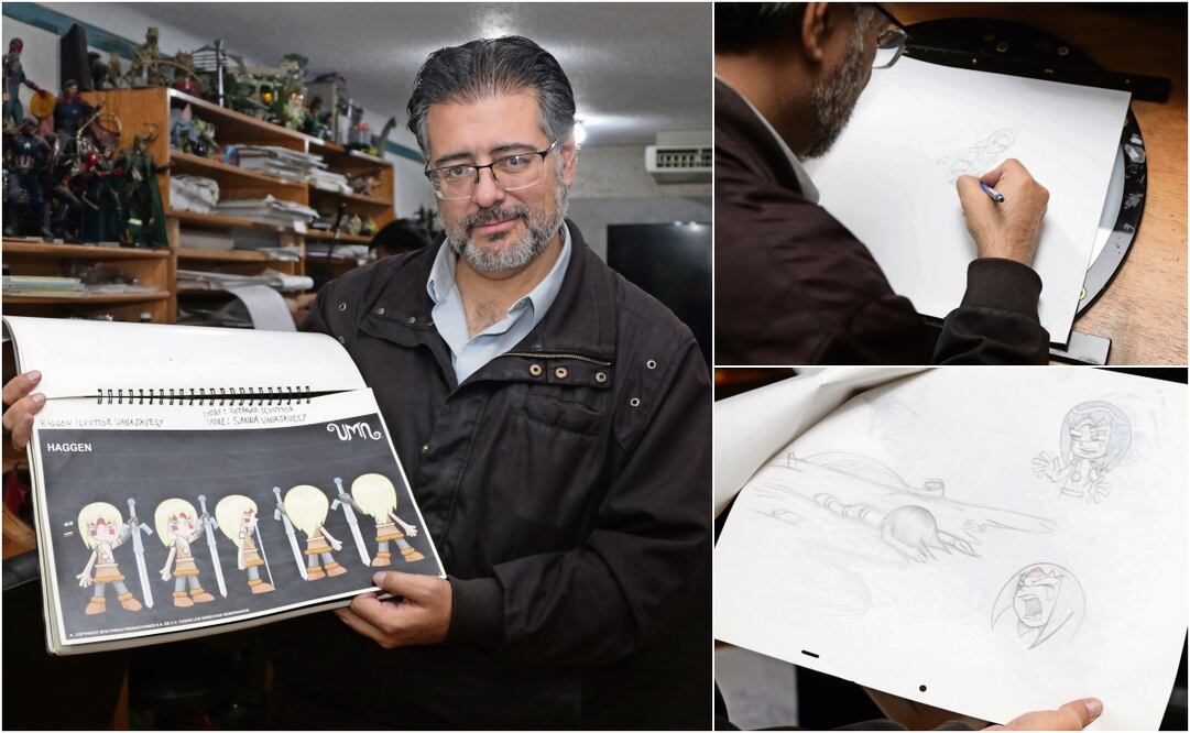 El equipo, de unos 30 empleados, en contraste con los grandes estudios de hasta 500, creó las animaciones a mano alzada y luego les añadió color digitalmente. Foto: Carlos Majía | El Universal