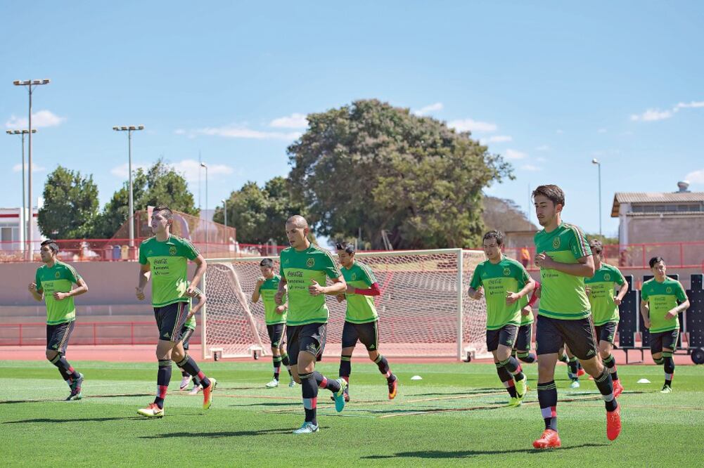 Los tricolores realizaron sus prácticas en el Centro de Capacitación de Futbol y se reportan listos para enfrentar a los coreanos (ERNESTO PÉREZ M. IMAGO7)
