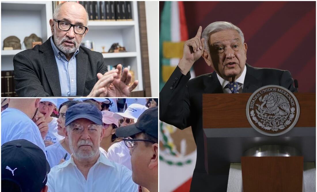 AMLO arremete contra el exministro José Ramón Cossío y contra el ministro Juan Luis González Alcántara Carrancá. Foto: EL UNIVERSAL