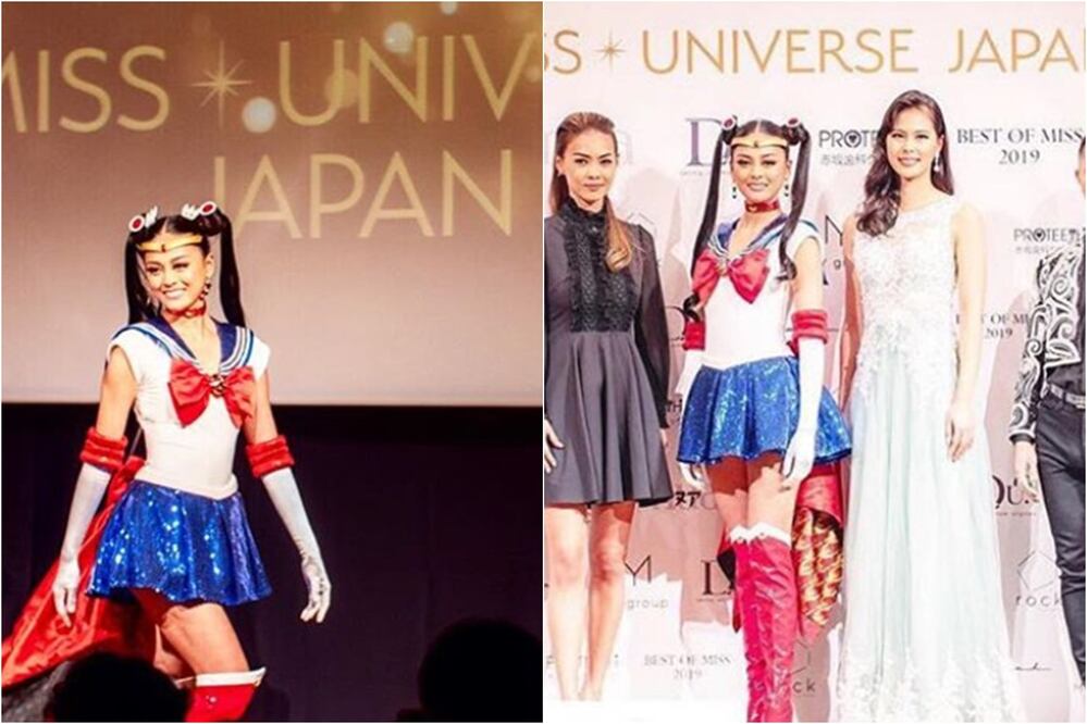 La concursante de belleza eligió usar el atuendo de Sailor Moon como vestuario icónico de su país (Crédito: Instagram / yuumi_kato)