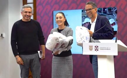 Sheinbaum anuncia rifa para rehabilitar gimnasios urbanos, el premio serán unos guantes gigantes