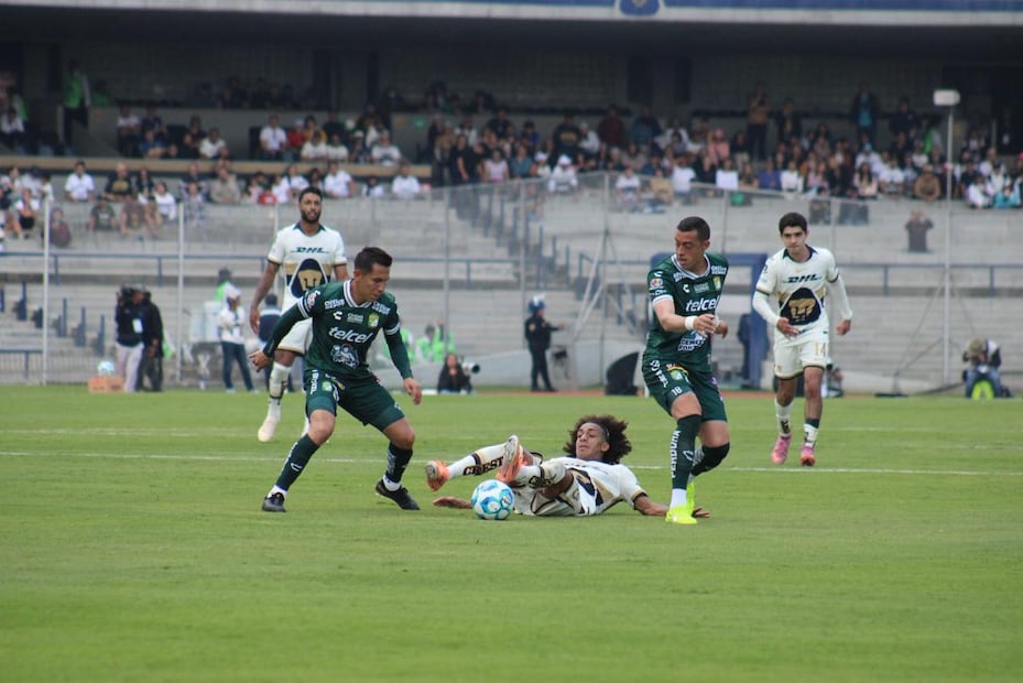 Pumas en el Estadio Olímpico Universitario, durante la Jornada 3 del Clausura 2026 contra León - Foto: Maritza Villagómez/EL GRÁFICO