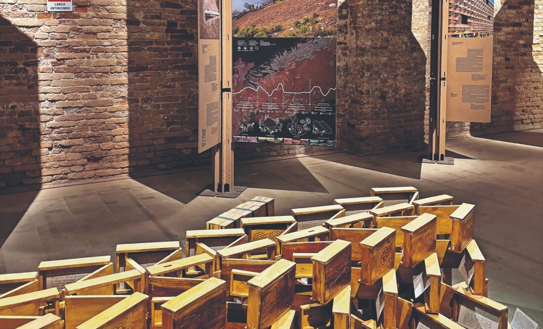 En la Bienal de Arquitectura de Venecia se presentaron un libro y un stand con imágenes de los Laboratorios Regenerativos Vivos. En la imagen, el que se trabajó en diversas comunidades de Chihuahua. Fotos: Tecnológico de Monterrey