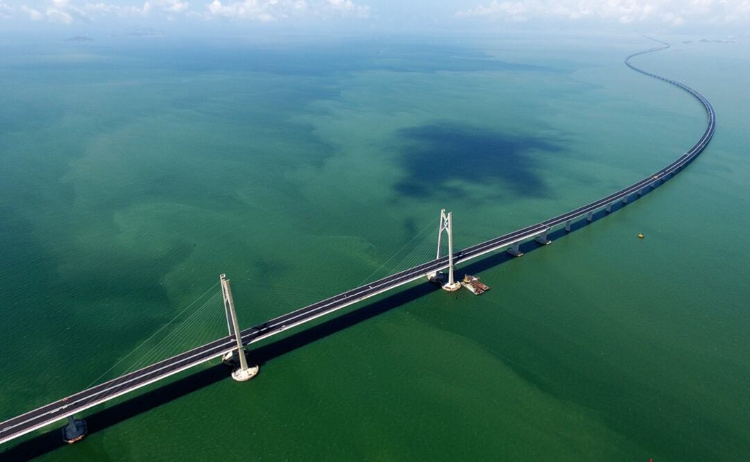 El puente es uno de los proyectos más ambiciosos de China hasta la fecha. (Foto: XINHUA)