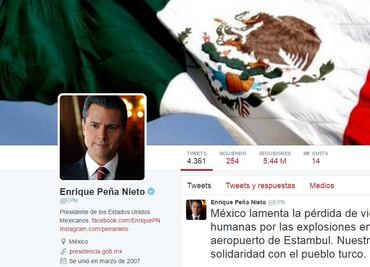 Lamenta EPN muertes tras explosiones en Estambul