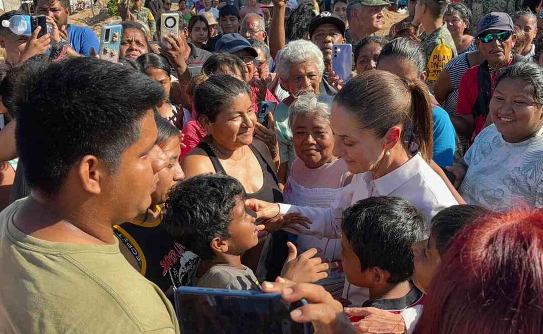 Claudia Sheinbaum informó que se tiene un censo de las zonas dañadas por lo que todas las personas serán atendidas con ayuda económica para limpieza. Foto:  Especial