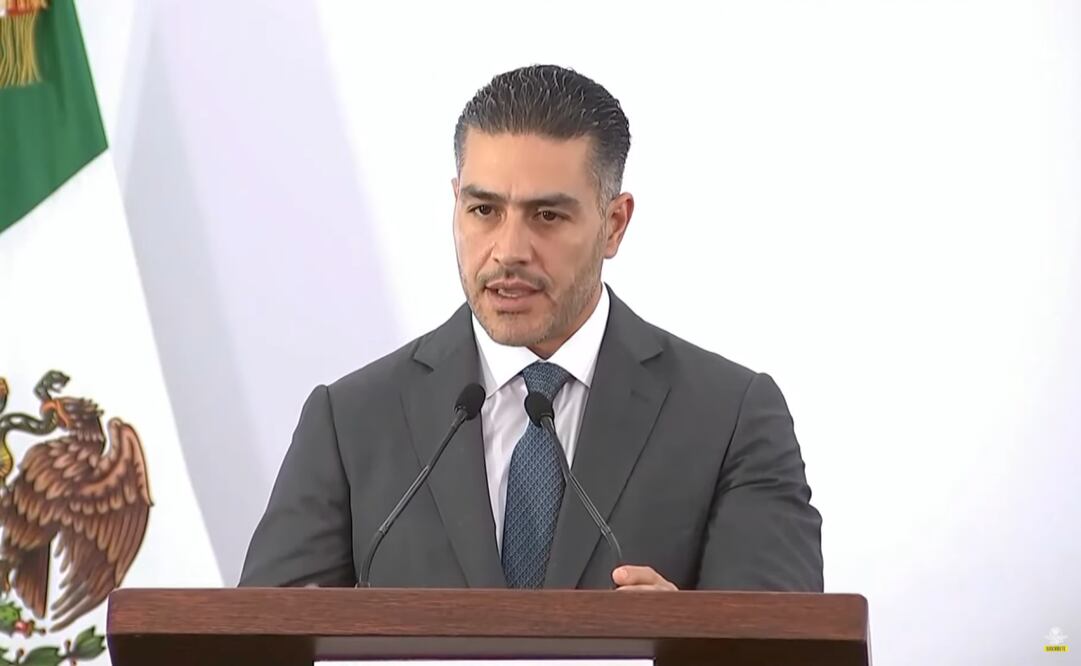 Omar García Harfuch, secretario de Seguridad y Protección Ciudadana. Foto: captura de pantalla