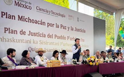 Segob revisa Plan de Justicia Purépecha a la par del Plan Michoacán; rescatan espacios públicos en el estado