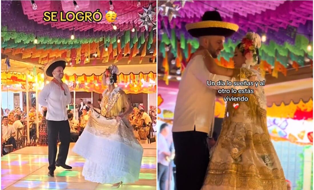 El baile tradicional de esta pareja, se viralizó en TikTok. Foto: @marlaeunice