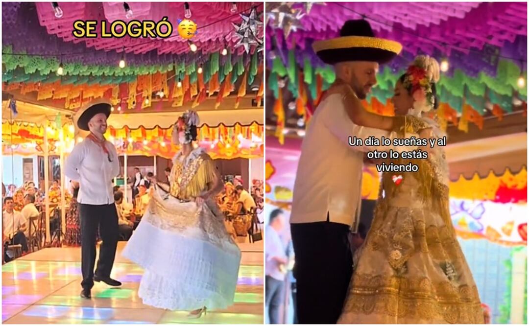 El baile tradicional de esta pareja, se viralizó en TikTok. Foto: @marlaeunice