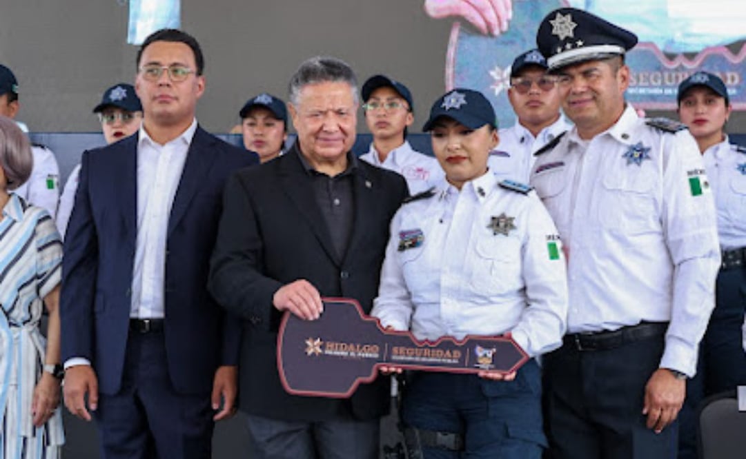 Cuerpos de seguridad de Hidalgo reciben 232 nuevas patrullas y equipo táctica; invierten 336 mdp.
Foto: Especial.