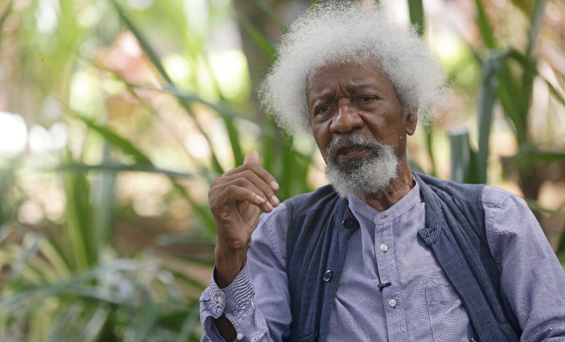 Wole Soyinka, escritor nigeriano, Premio Nobel de Literatura en 1986.
Foto: AP / Sunday Alamb