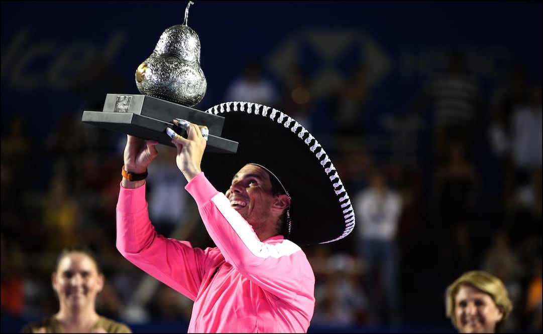 Campeón del Abierto Mexicano de Tenis. Foto: Xinhua