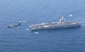 Portaaviones de EU llegan a Medio Oriente; “flota no afectará determinación de Irán para defenderse”