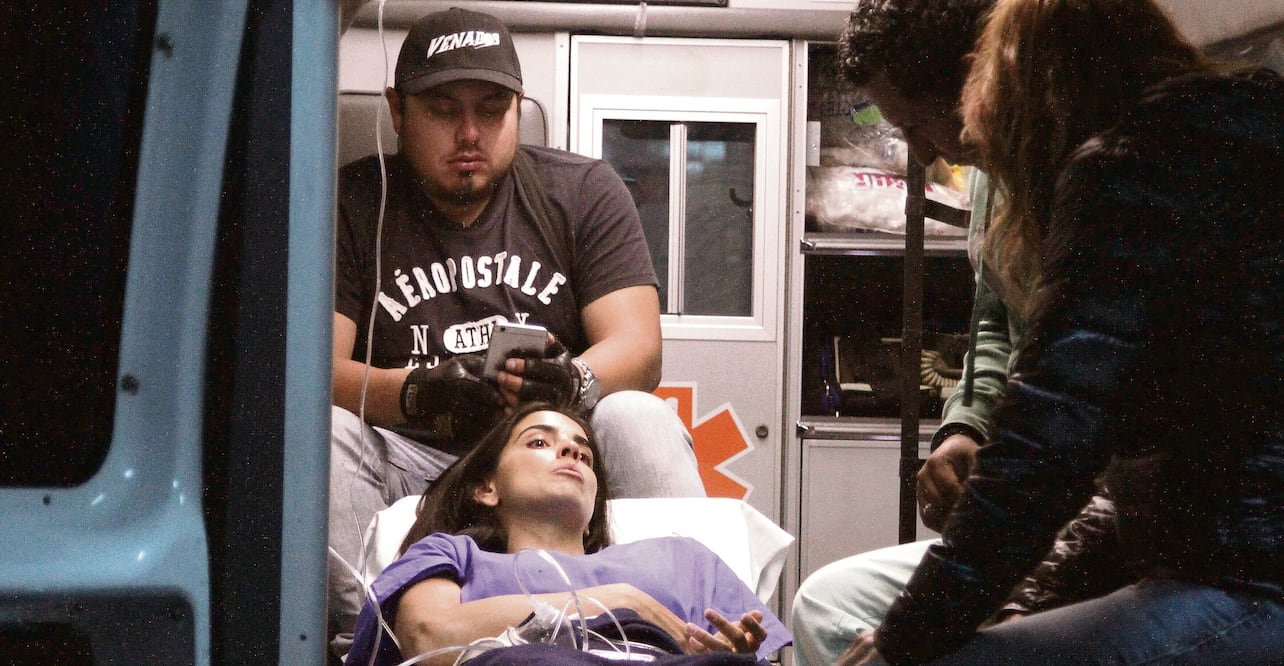 Luis Alberti, Christian Vázquez y Bárbara de Regil filmaron en locaciones de Iztapalapa (FOTOS: CARLOS MEJÍA. EL UNIVERSAL)