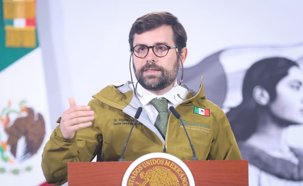 Alejandro Svarch, director del IMSS Bienestar, durante la conferencia matutina del martes 31 de marzo de 2026 en Palacio Nacional. Foto: Luis Camacho/ EL UNIVERSAL