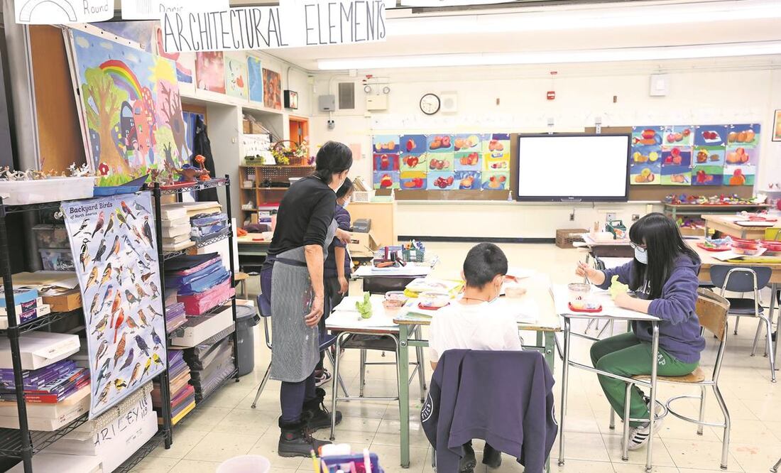 El rendimiento de los alumnos de EU al inicio del presente curso escolar fue más bajo que un año normal, reportó la organización NWEA. Foto: Michael loccisano/ AFP.