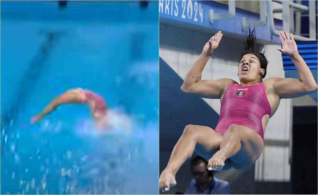 Aranza Vázquez se despidió de la prueba de trampolín 3 metros. FOTO: ESPECIAL
