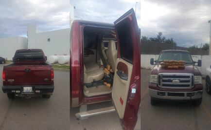 Recuperan en Chihuahua vehículo robado con droga en su interior