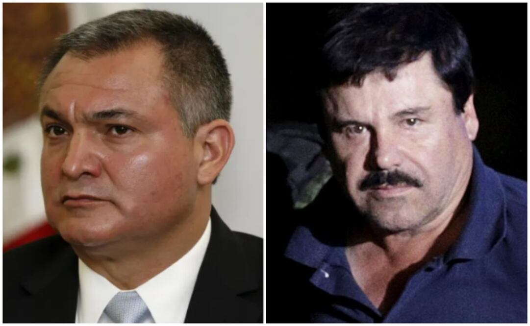 El ex-Secretario de Seguridad Pública, Genaro García Luna, y el líder del Cártel de Sinaloa, Joaquín "El Chapo" Guzmán, estarán en la misma cárcel después del cambio del primero. Foto: Archivo / EL UNIVERSAL