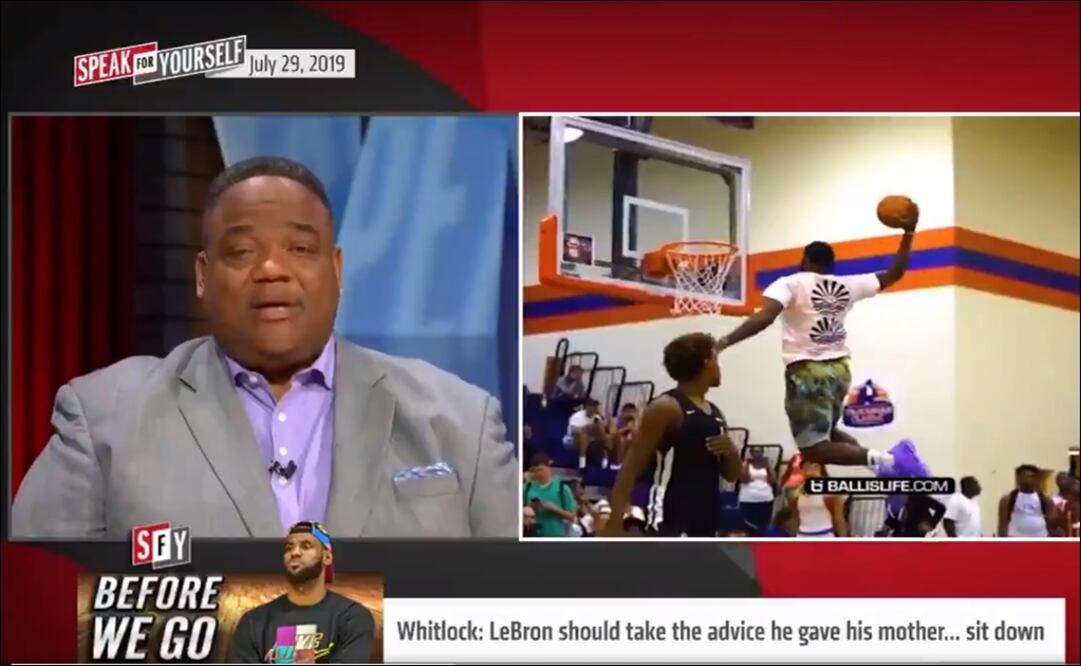 Jason Whitlock, presentador de la cadena Fox Sports en Estados Unidos, criticó el comportamiento de Lebron James. Foto: Especial